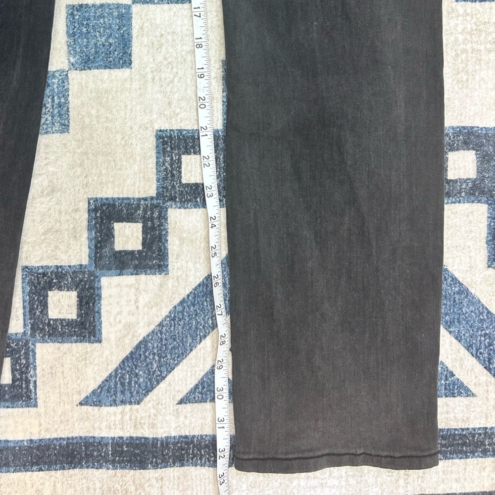 Bebe - NWT Straight Leg Denim with Rhinestons in Dark Grey - Picture 10 of 11